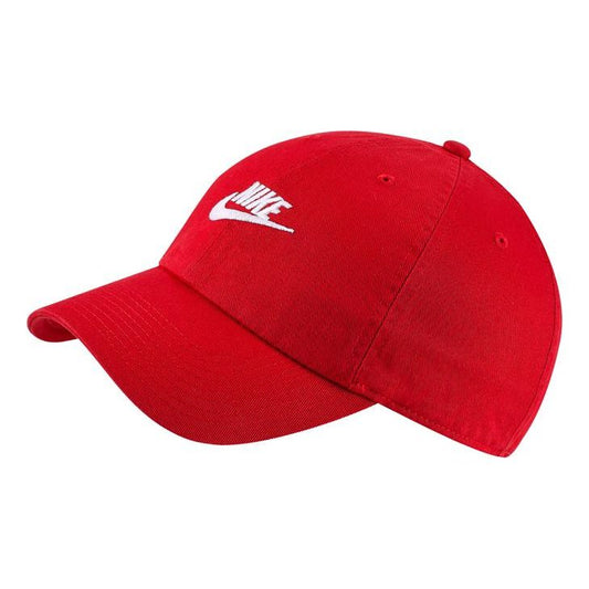 Nike Sportswear Heritage86 Futura Washed Adjustable Back Hat 'Red' 913011-657