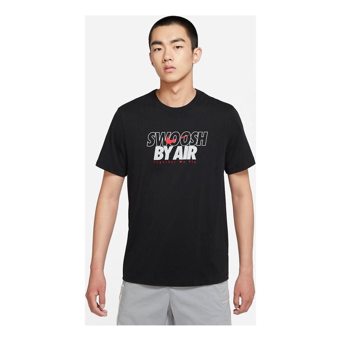 AS Men's Nike Sportswear Tee SWOOSH BY Air GX Black DJ1422-010