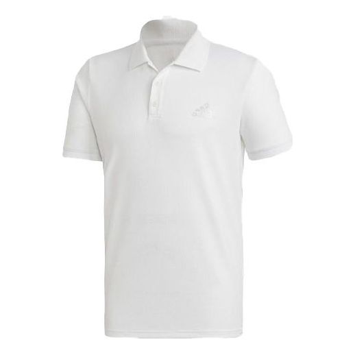 adidas Tennis Sports lapel Polo Shirt White FK0744