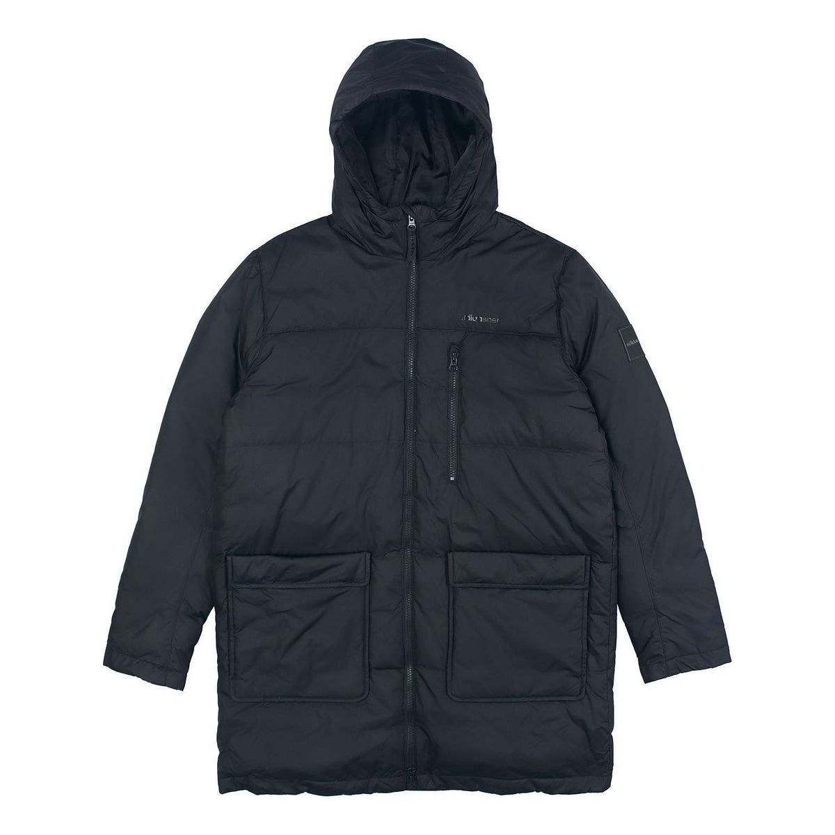 adidas neo Casual hooded Stay Warm Down Jacket Black FK9948