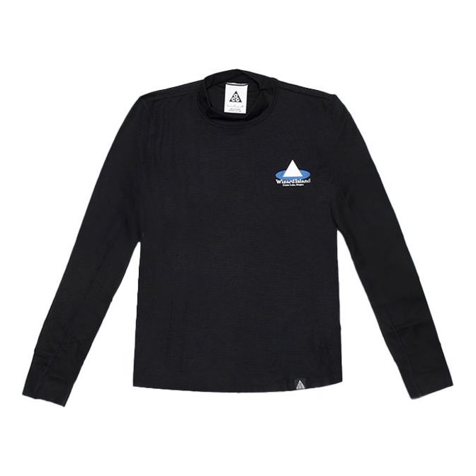 Nike x ACG Wizard Island Casual Sports Round Neck Printing Long Sleeves Pullover Black CZ6707-010
