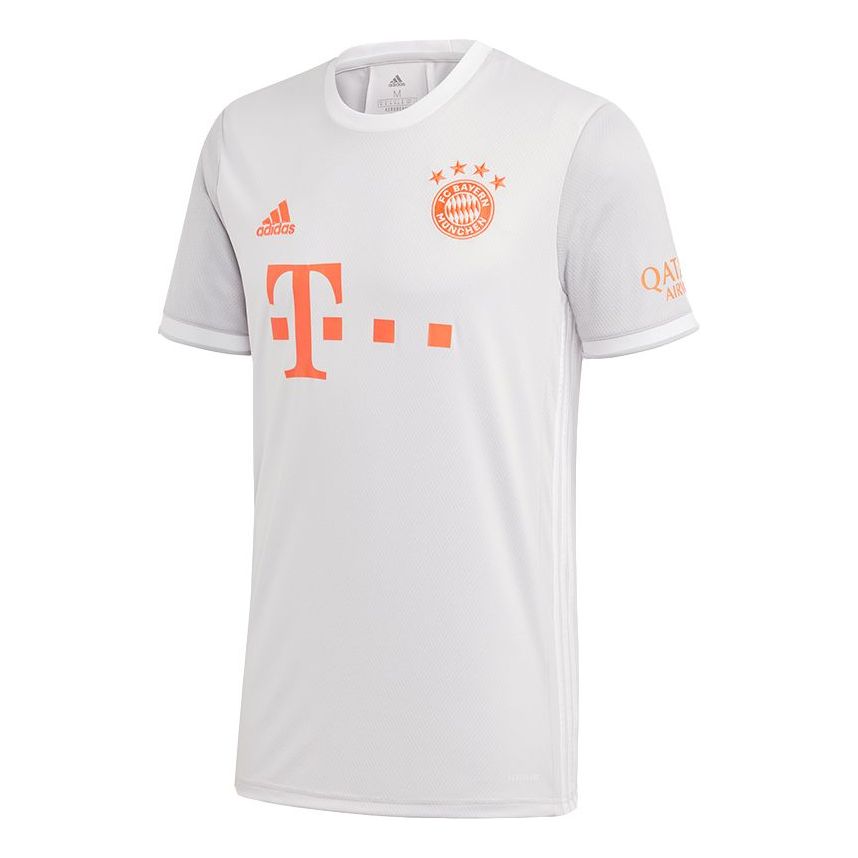 adidas FCB A JSY Round Neck Sports SW Fan Edition Bayern Munich Away White GE0583