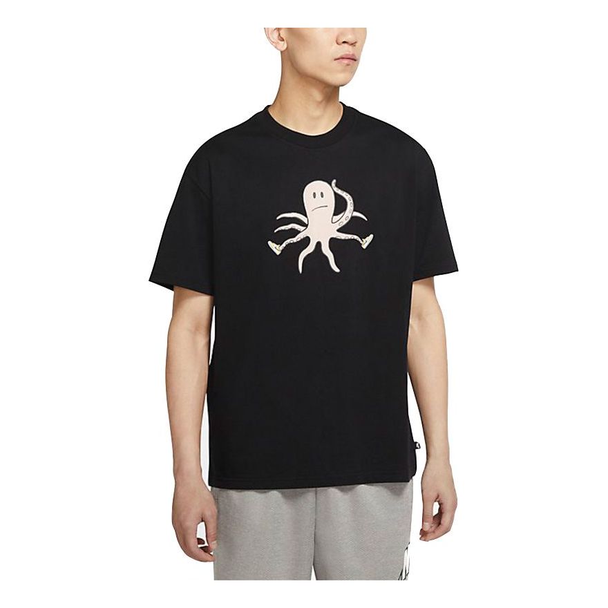 Nike SB Printing Sports Round Neck Short Sleeve Black DJ1227-010