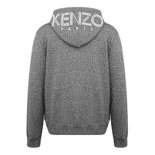 Men's KENZO Alphabet Logo Zipper Dark Grey F005BL7224MD-98
