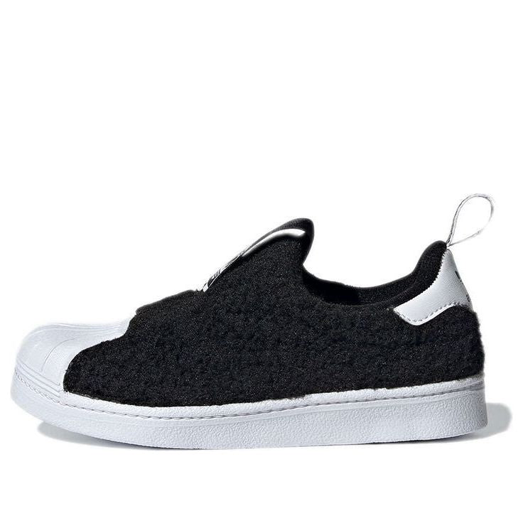 (GS) adidas Superstar 360 J 'Black Teddy Bear Fur' Q46315