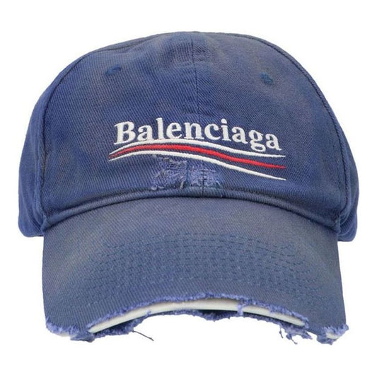 (WMNS) Balenciaga Political Campaign Destroyed Cap 'Blue' 661884310B24277