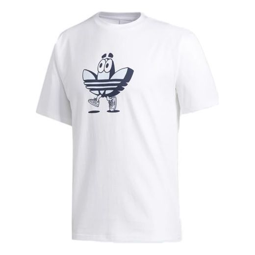 adidas originals Buddy Tee Cartoon Sports Short Sleeve White GJ2685