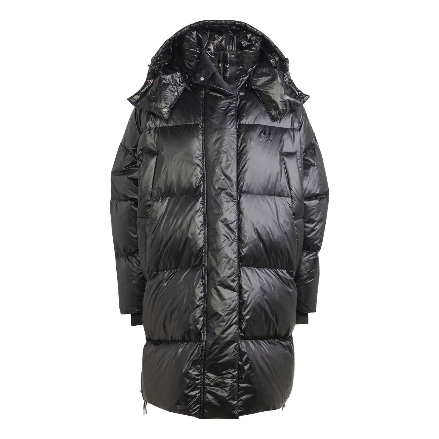 (WMNS) adidas Puffed Long Jacket 'Black' IR7119