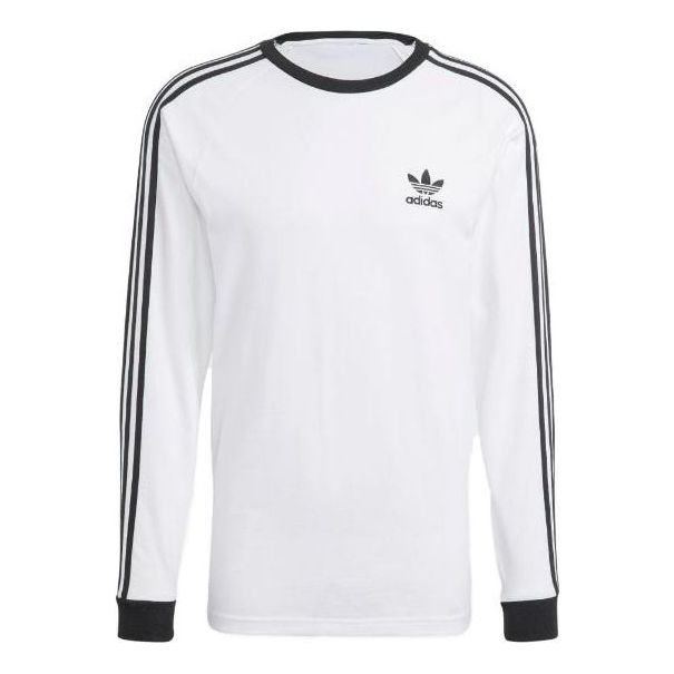 adidas Adicolor Classics 3-Stripes Long Sleeve Tee 'White' IA4879