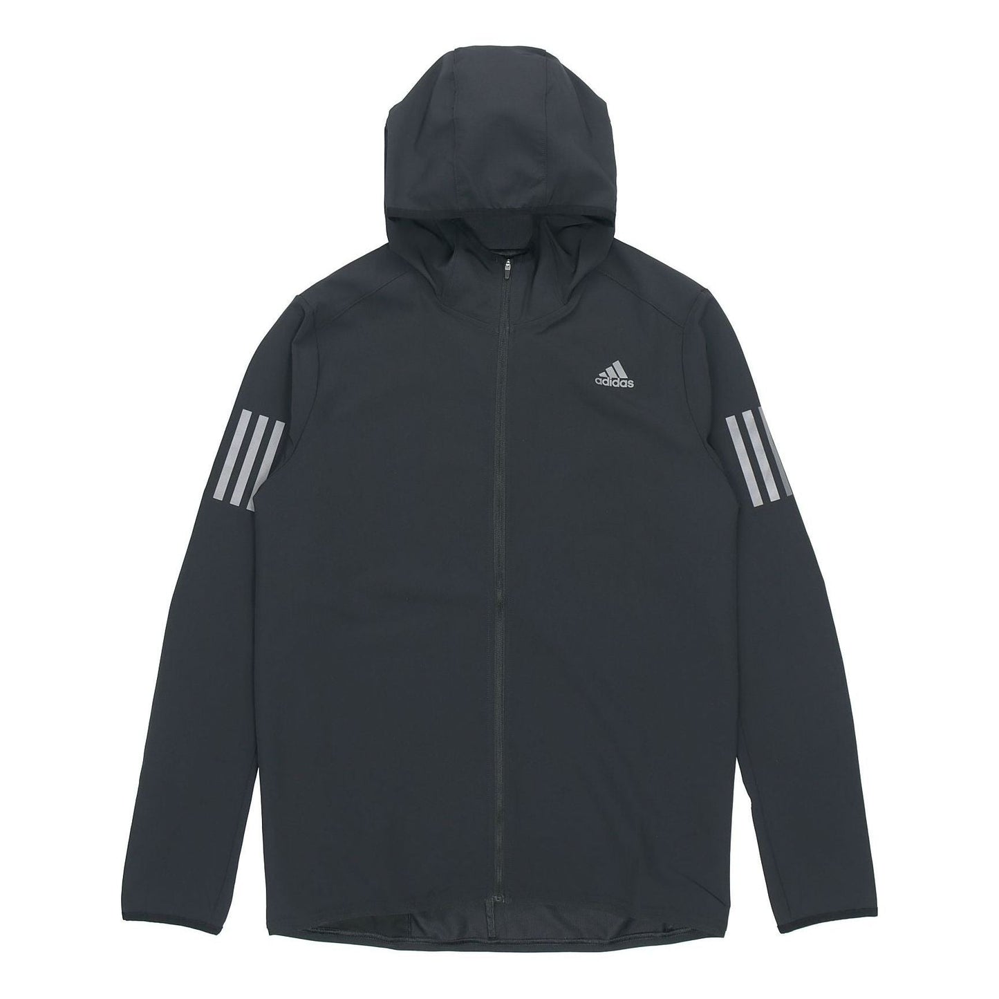 adidas Woven hooded Sports Tops Jacket Black CY5776