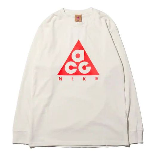 Nike x ACG Ls Tee Athleisure Casual Sports Pullover Long Sleeves White BQ7203-122