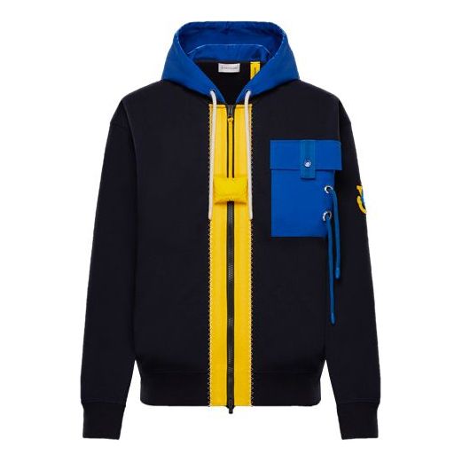 Moncler x JW Anderson Crossover SS21 Splicing Zipper Unisex Blue 09E8G00005M1166778
