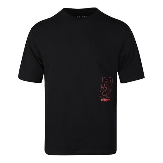 Air Jordan 23 Enginereed Round Neck Short Sleeve Black CN3104-010