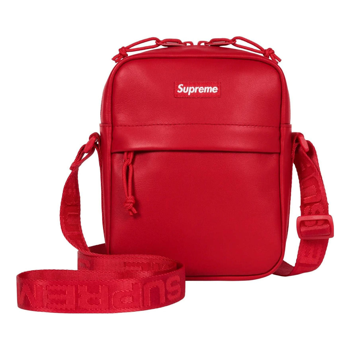 Supreme FW23 Leather Shoulder Bag 'Red' SUP-FW23-0833