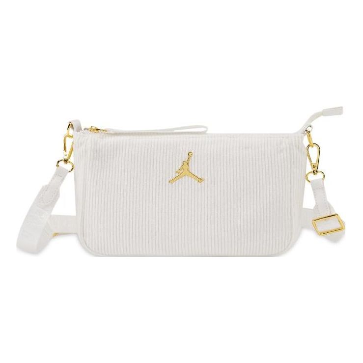 (GS) Air Jordan Corduroy Crossbody Bag 'White' FV5752-133