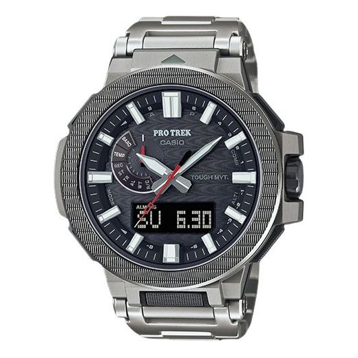 Casio Pro Trek Manaslu Analog Watch 'Black Steel' PRX-8001YT-7JF