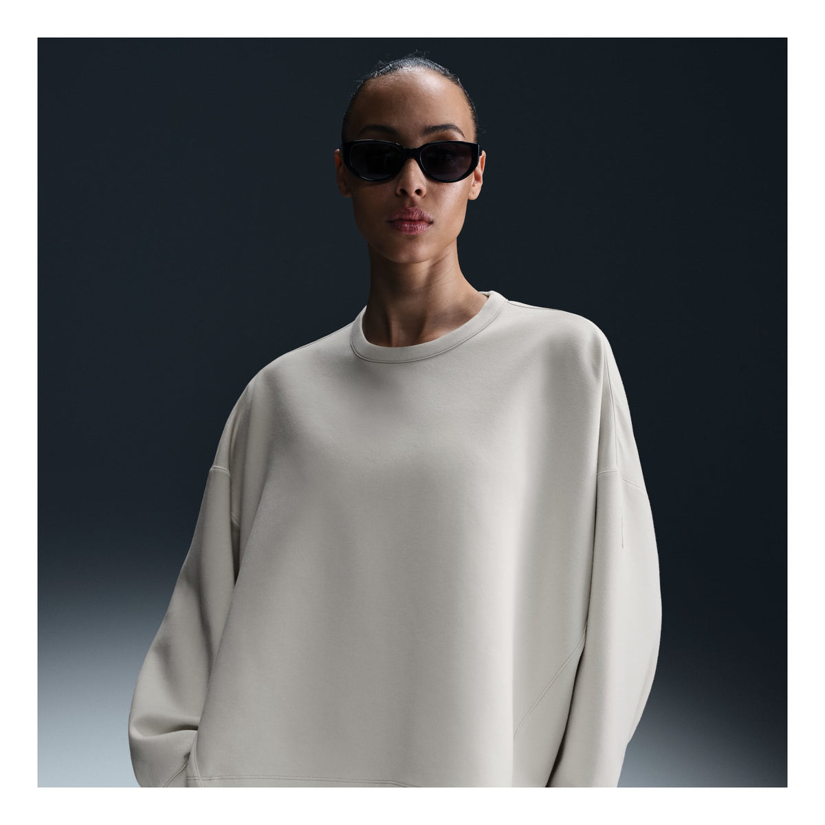 (WMNS) Nike 24.7 ImpossiblySoft Dri-FIT Wide Crew T-Shirt Loose Fit 'Light Orewood Brown' HQ8194-104