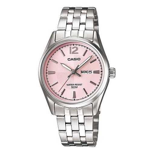 CASIO Female DRESS Japan / South Korea Fashion Waterproof Pink Analog LTP-1335D-5AV
