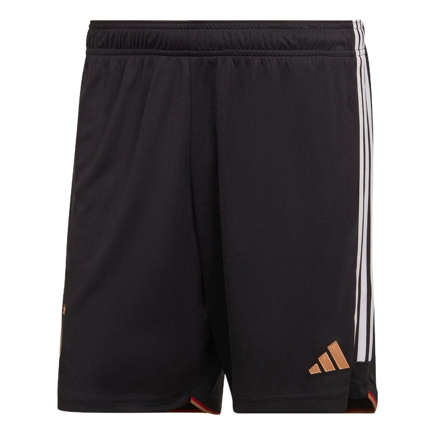 (WMNS) adidas Germany 22 Home Shorts Asia Sizing 'Black White' HJ9605