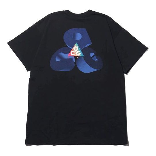 Nike x ACG 3D Printing Casual Sports Short Sleeve Black BV8351-011