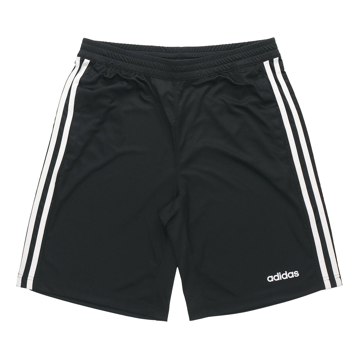 adidas Solid Color Breathable Sports Running Shorts Black DT3050
