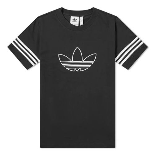 adidas originals Outline Tee Logo Short Sleeve Black FM3897