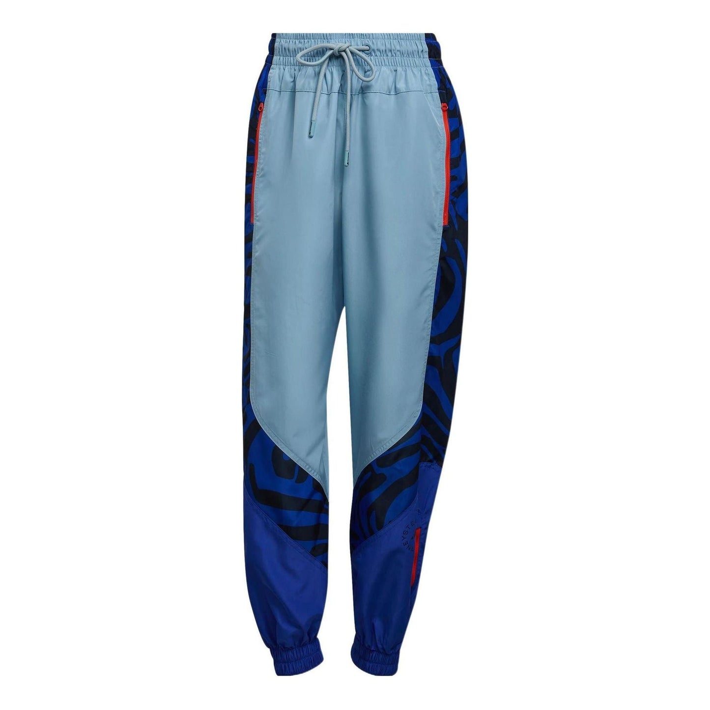 (WMNS) adidas by Stella McCartney Printed Woven Track Pants Asia Sizing 'Blue' HA8969