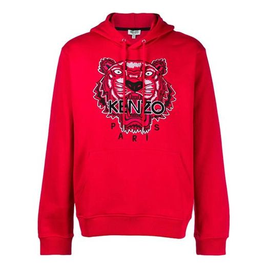 Men's KENZO Tiger Head Pattern Red F965SW4154XA-21