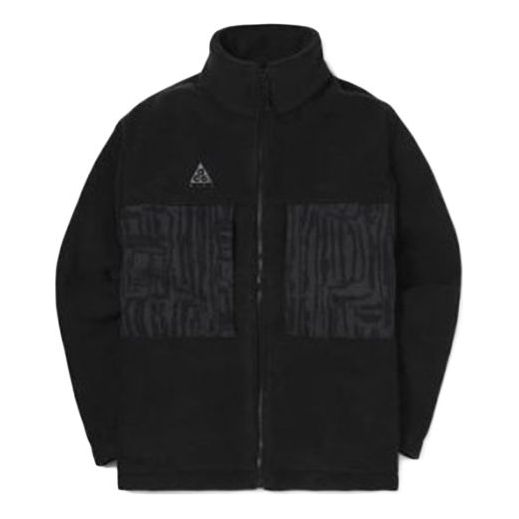 Men's Nike x ACG Fleece Zipper Jacket Black BQ7198-010