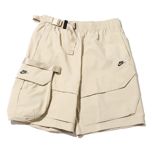 Men's Nike Solid Color Brand Logo Cargo Casual Shorts Brown DM5593-206