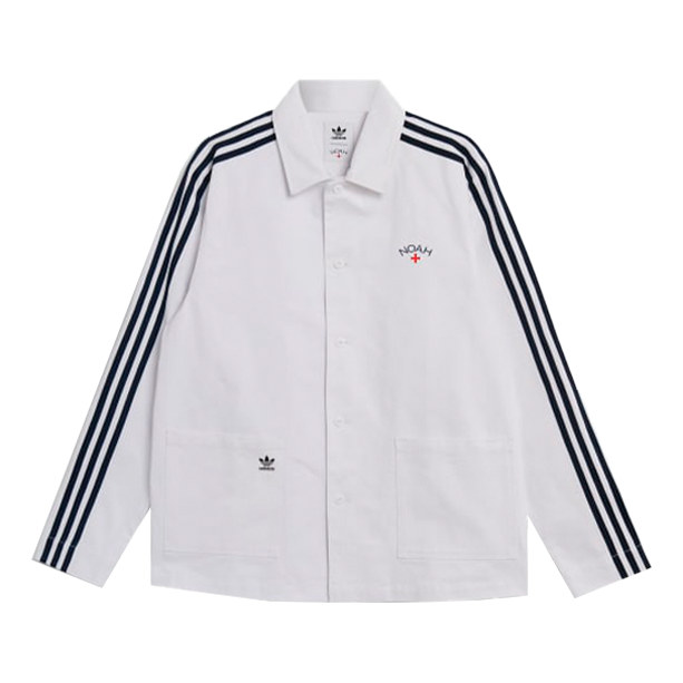 adidas originals x NOAH Crossover Logo Stripe Jacket White GS1391