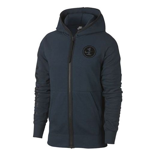 Nike Air Force Hooded Jacket 'Blue' AJ0785-454