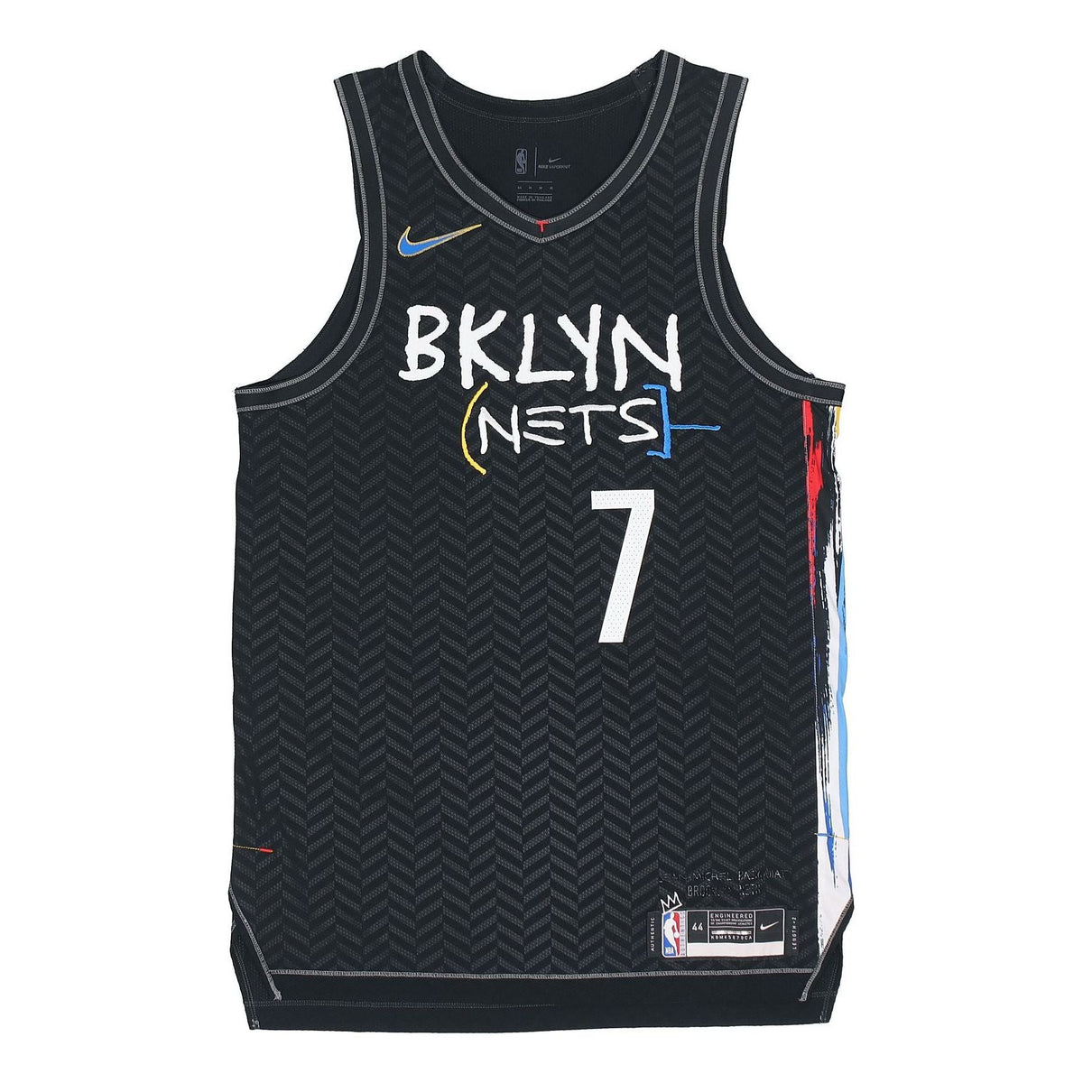 Nike Brooklyn Nets City Edition Basketball Sports Jersey Vest AU Player Edition Durant 7 Black CN1572-015