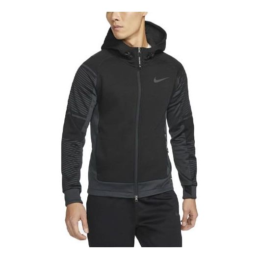 Nike Therma-Fit Adv Full Length Zipper Training Hooded Jacket Asia Sizing 'Black' DD2131-070