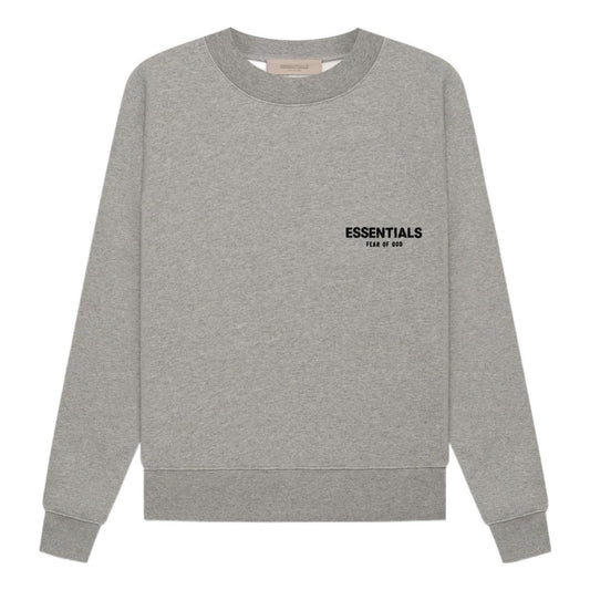 Fear of God Essentials FW22 Crewneck 'Dark Oatmeal' FOG-SS22-614