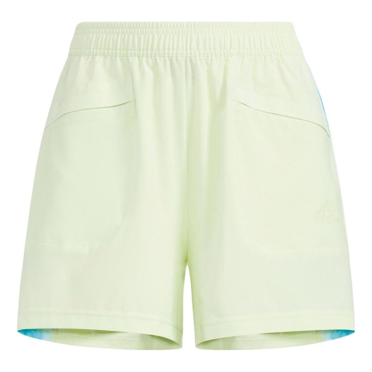 (WMNS) adidas Met AOP Shorts GreenAsia Sizing ' HI6829