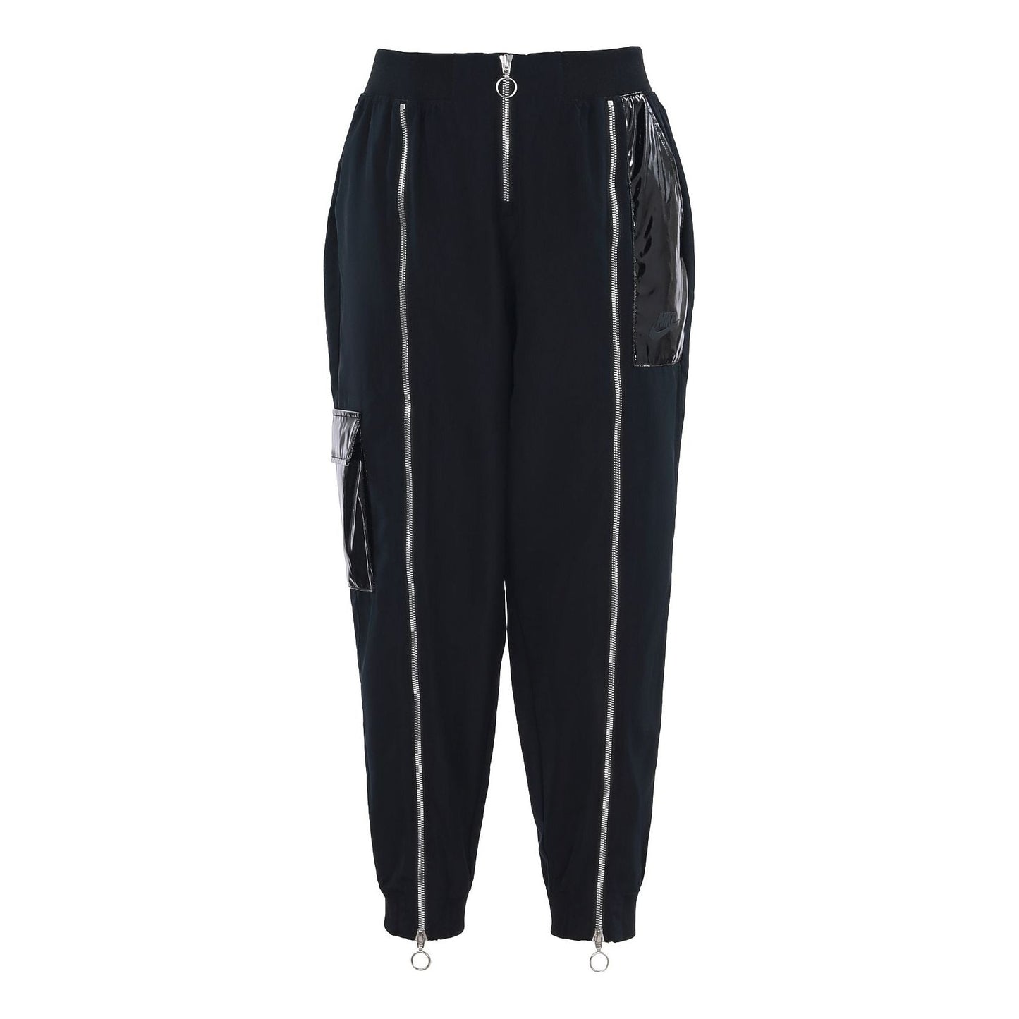 (WMNS) Nike Sportswear Icon Clash Sports Zipper Woven Casual Long Pants/Trousers Black CU6926-010