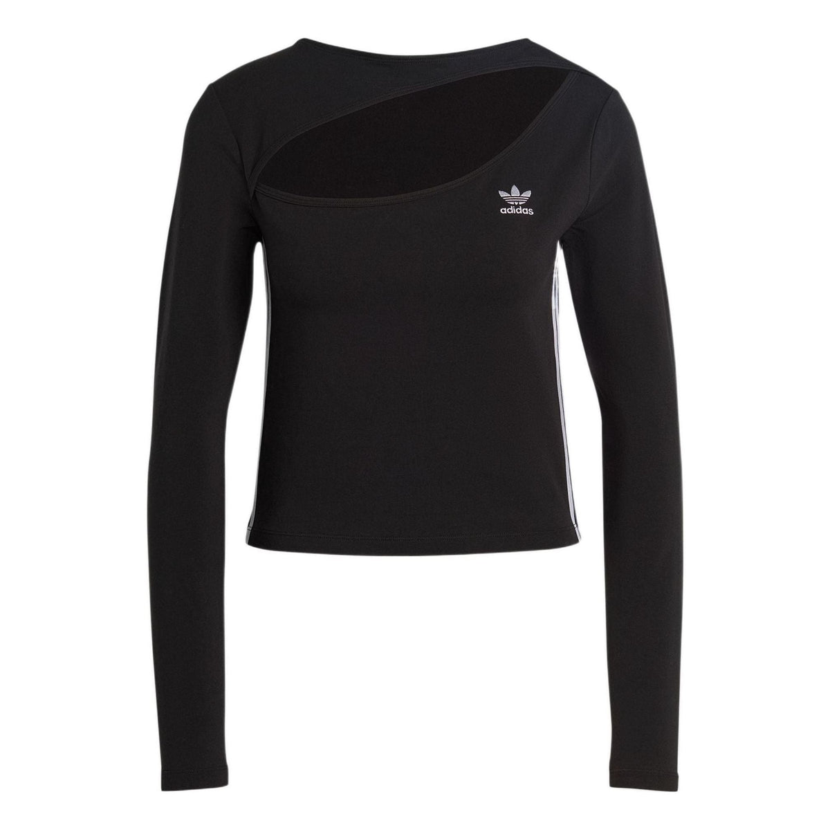 (WMNS) adidas originals Centre Stage Cutout Top Asia Sizing 'Black' II6085