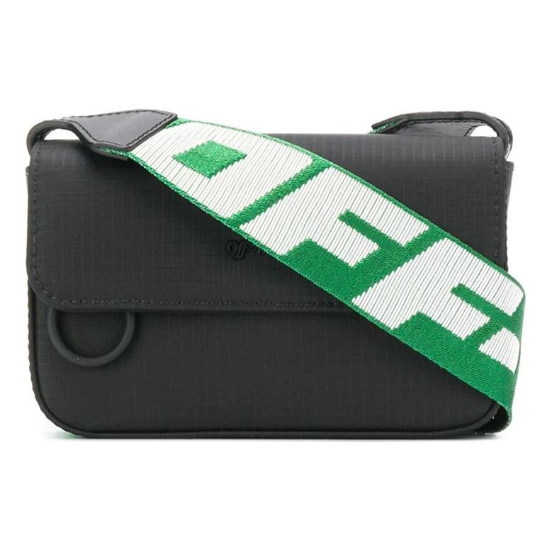 Off-White Logo Black Shoulder Bag OMNA032S20A660201000