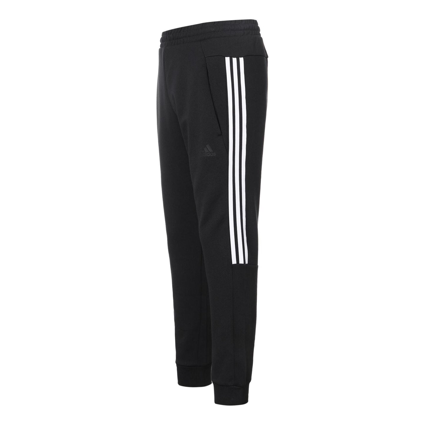 adidas Casual Sports Bundle Feet Lacing Stripe Knit Long Pants Black GP1014