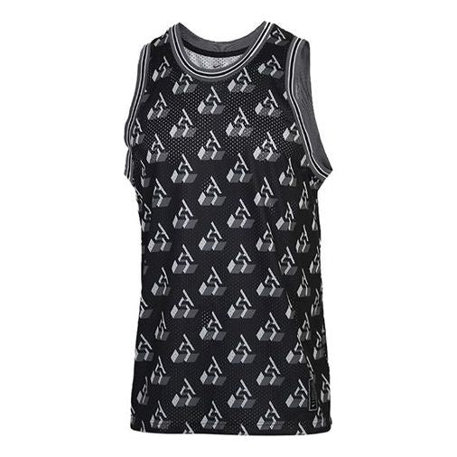 Nike Giannis Monogram Vest Asia Sizing 'Black White' CK6223-010
