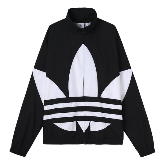 adidas originals Big Trefoil Track Top Night Marine Logo FM9892