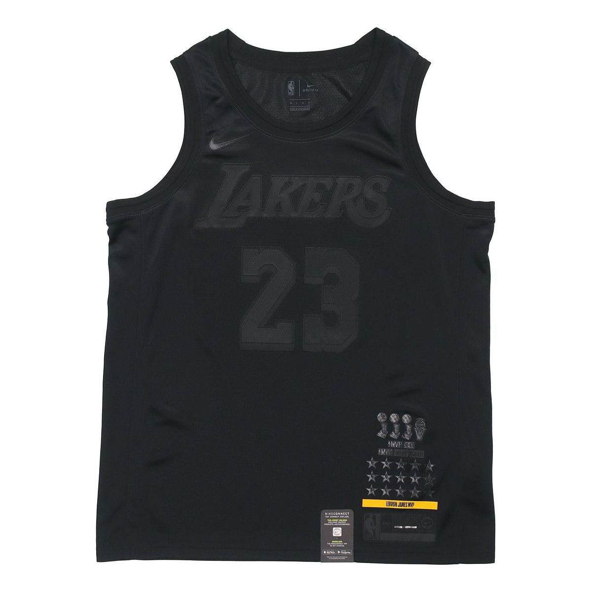 Nike Connected Jersey NBA lakers LeBron James MVP Black CI2030-010