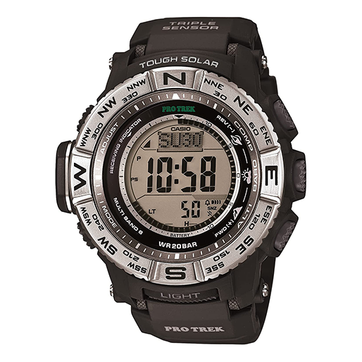 CASIO PRO TREK Series 200 Meter Waterproof Solar Energy Numeric Watch Solar Powered PRW-3500-1CR