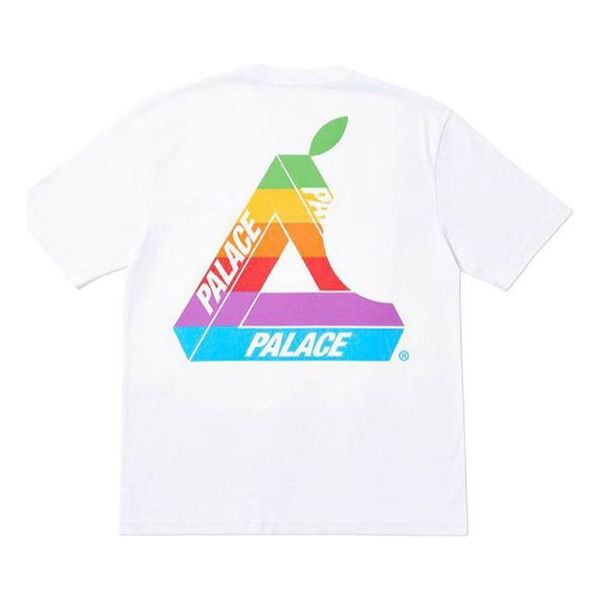 PALACE Jobsworth Creative Apple Printing Short Sleeve Unisex White P16TS046