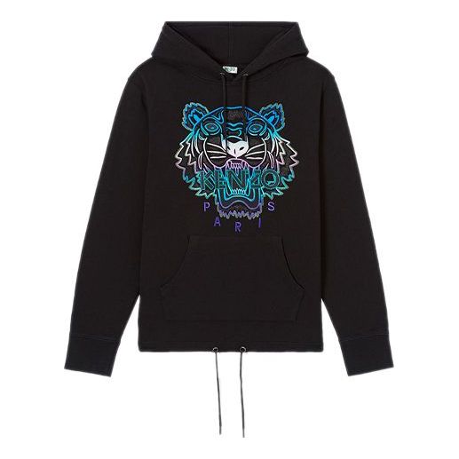 Men's KENZO Series Tiger Head Cotton Casual Black F965SW4444X7-99