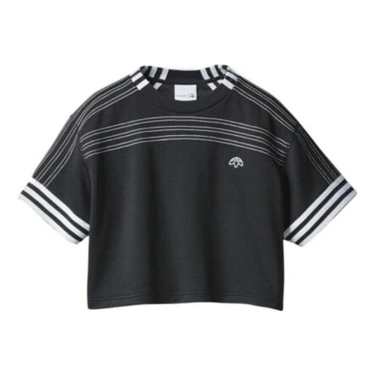 (WMNS) adidas x Alexander Wang Cutsew Womens Cropped 'Black' BR9215