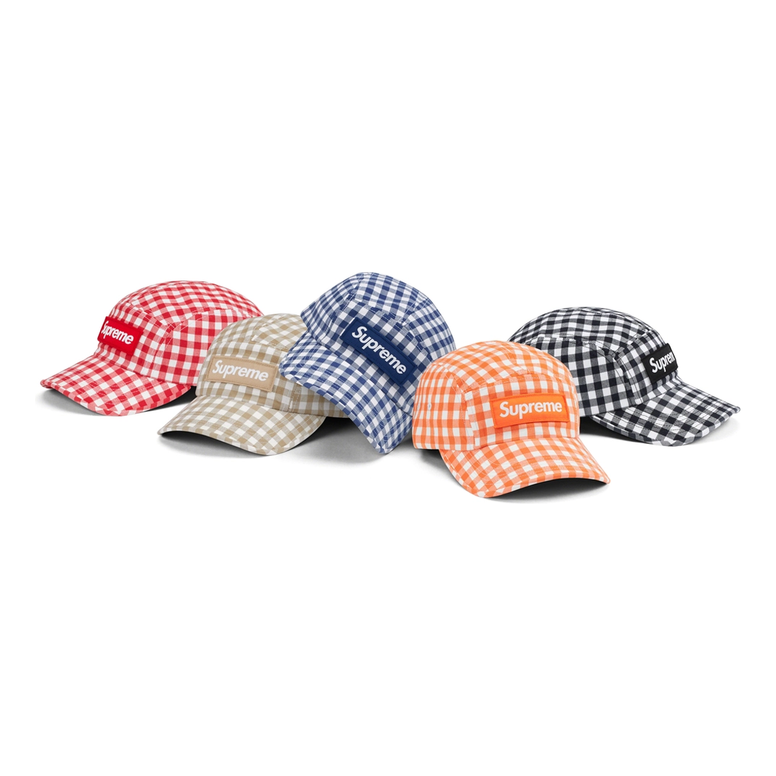 Supreme Gingham Camp Cap 'Multi-Color' SUP-SS23-2246
