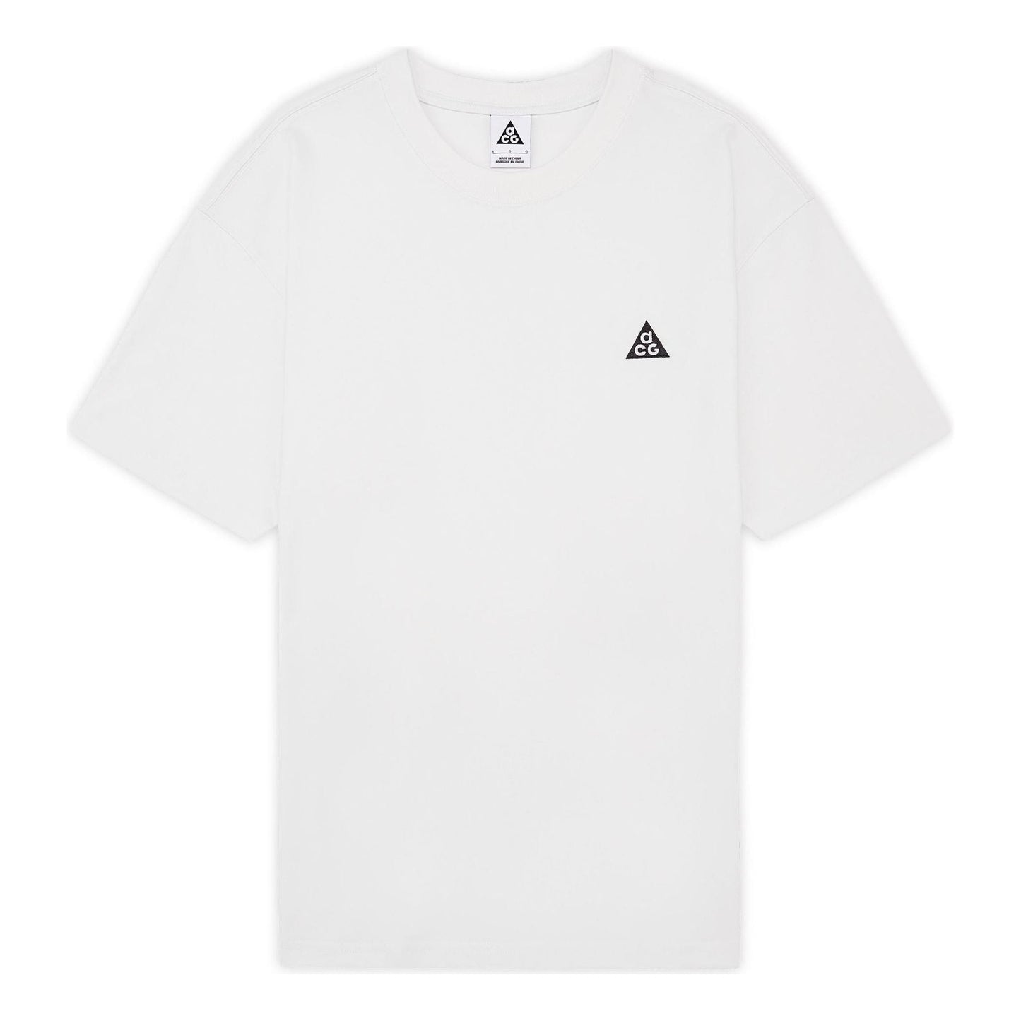 Men's Nike x ACG SS22 Solid Color Round Neck Loose Short Sleeve White T-Shirt DJ3643-121