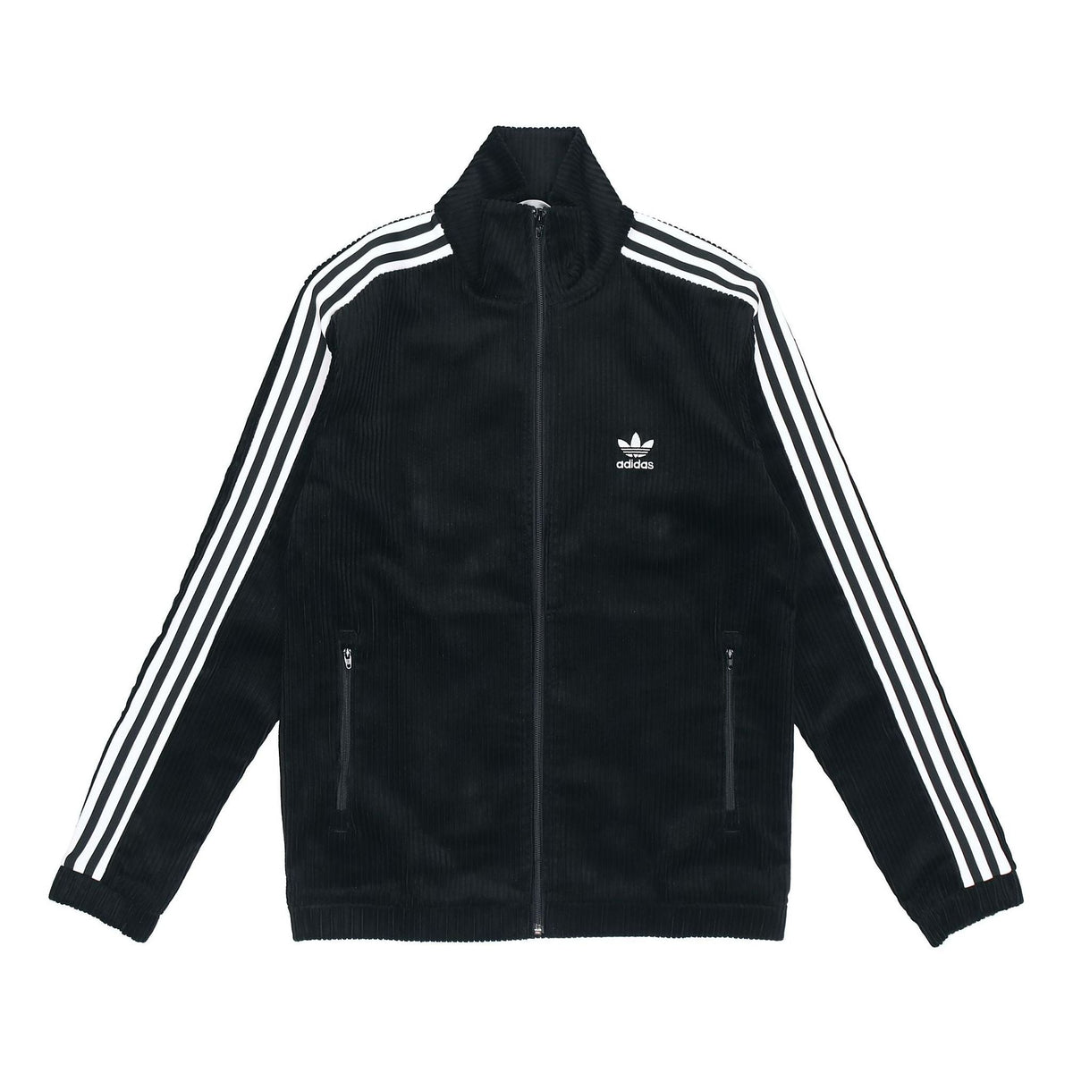 adidas originals Cord corduroy Zipper Jacket Black ED6127